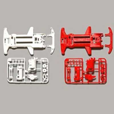 タミヤ TAMIYA ミニ四駆 スｰパｰTZ-X 強化シャｰシセット(ホワイト