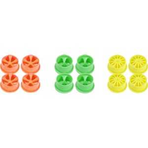 タミヤ　TAMIYA ミニ四駆  蛍光ホイールセット(小径･ローハイト) 