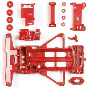 タミヤ　TAMIYA ミニ四駆 ミニ四駆限定 94840 FM強化シャーシセット(レッド) 