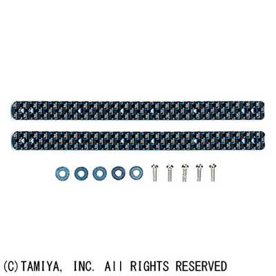 ミニ四駆 HGカーボンマルチ補強プレート 2mm 青ラメ・赤ラメ・金ラメ 3種 タミヤ TAMIYA ミニ四駆 ミニ四駆限定 HG 13・19mm ローラー用