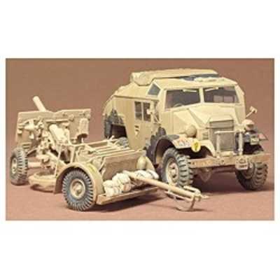 タミヤ TAMIYA 1/35 イギリス・25ポンド砲とクオード・ガントラクター
