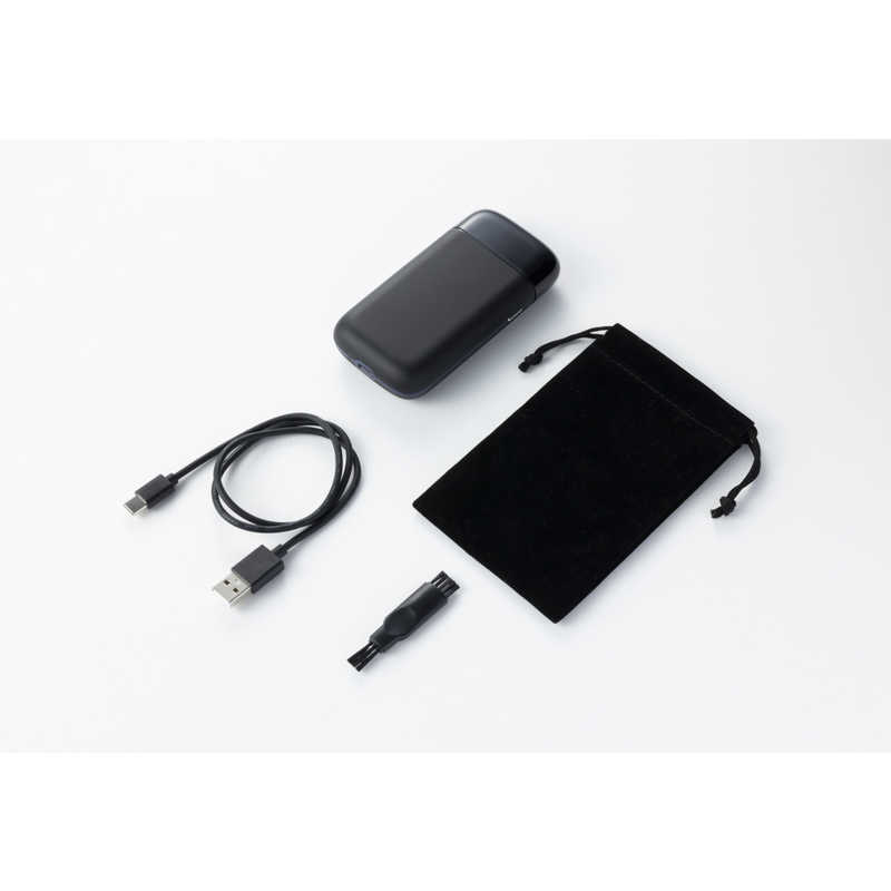 ORIGINALBASIC ORIGINALBASIC 充電式モバイル電気シェーバー(Type-C対応) ［2枚刃 /AC100V-240V］ ブラック OB-MS01 OB-MS01