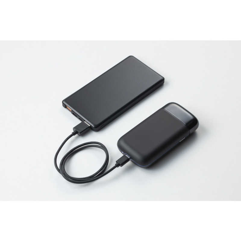 ORIGINALBASIC ORIGINALBASIC 充電式モバイル電気シェーバー(Type-C対応) ［2枚刃 /AC100V-240V］ ブラック OB-MS01 OB-MS01