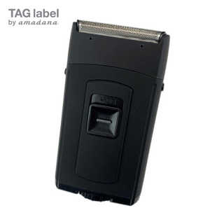 TAG label by amadana ポケットシェーバー 3枚刃 乾電池式 AT-3SP11 マットブラック
