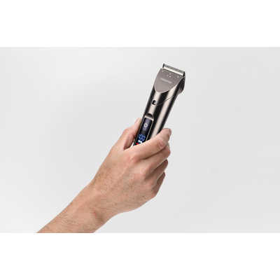 ロゼンスター 電動バリカン デジタル充電交流式 ヘアカッター ヒゲトリマー 散髪 海外兼用 水洗い(IPX6) 刈り高さ4段階調整 APR969 ガ ロゼンスター デジタル充電交流バリカン[液晶モニター搭載⁄充電交流式