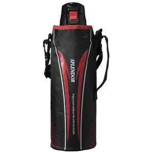 タフコ ワンタッチスポーツボトル スプレンダー 1500ml ブラックレッド F-5025 タフコ ワンタッチスポーツボトル スプレンダー 1500ml ブラックレッド F-5025