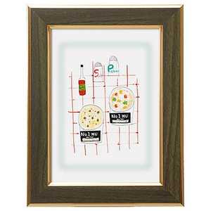 万丈 ラブスティーフレーム ベーシック 2L判(グリーン) NLFB5GR