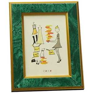 万丈 フォトフレームクラシック L (エメラルド) PFCLEM