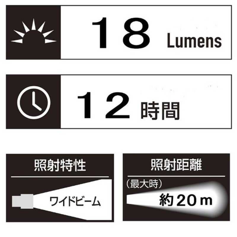 ジェントス ジェントス ユニセックスカラーペンライト｢フルークス｣(白色LED×1灯･18lm) LU‐104 LU‐104