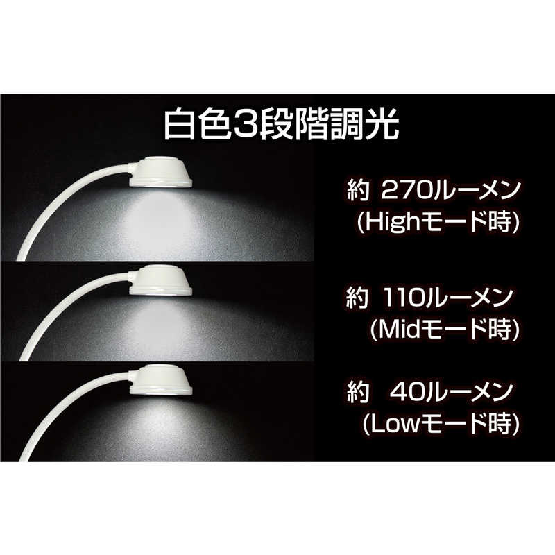 ジェントス ジェントス Lumillionシリーズ 充電式デスクライト [白色] DK-S101WHU DK-S101WHU
