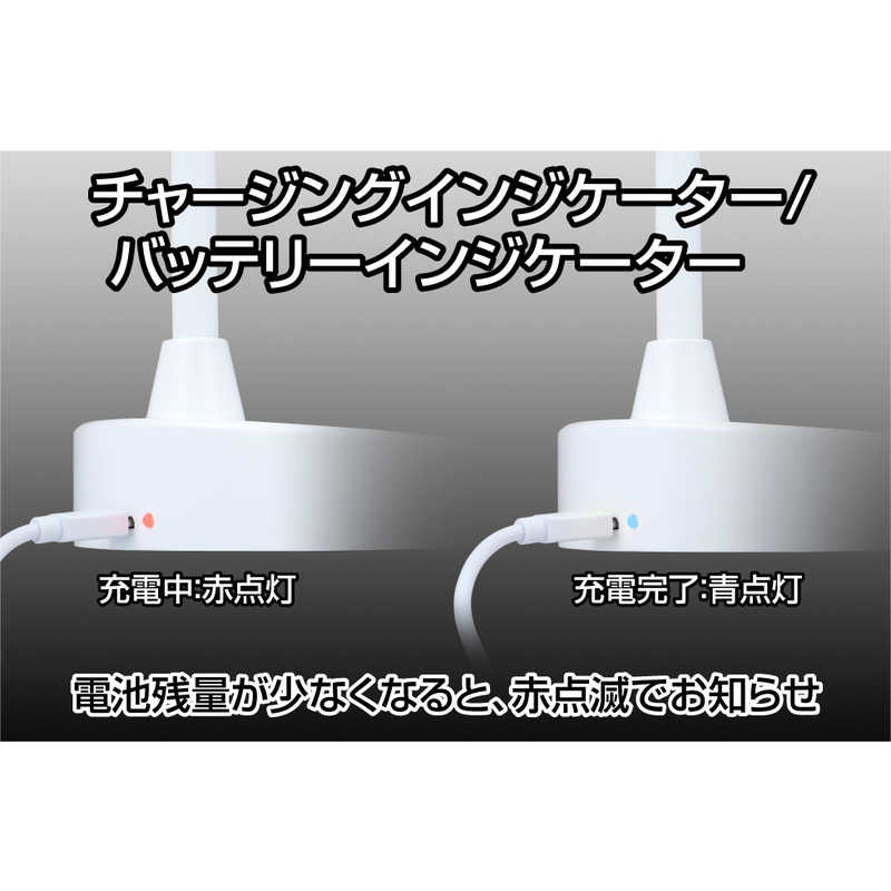 ジェントス ジェントス Lumillionシリーズ 充電式デスクライト [白色] DK-S101WHU DK-S101WHU