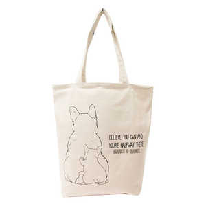センバドー アニマルグラフィックトート アニマル親子トート Ivory 1985.親子ブル ANIMALTOTE02 センバドー アニマルグラフィックトート アニマル親子トート Ivory 1985.親子ブル ANIMALTOTE02