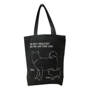 センバドー アニマルグラフィックトート アニマル親子トート Black 1987.親子シバ ANIMALTOTE02 センバドー アニマルグラフィックトート アニマル親子トート Black 1987.親子シバ ANIMALTOTE02