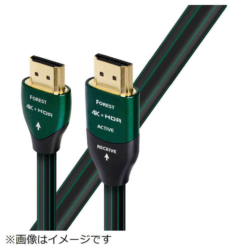 オーディオクエスト オーディオクエスト HDMIケーブル ブラック [8m /HDMI⇔HDMI /スタンダードタイプ /4K対応] HDMI2FOR8M HDMI2FOR8M