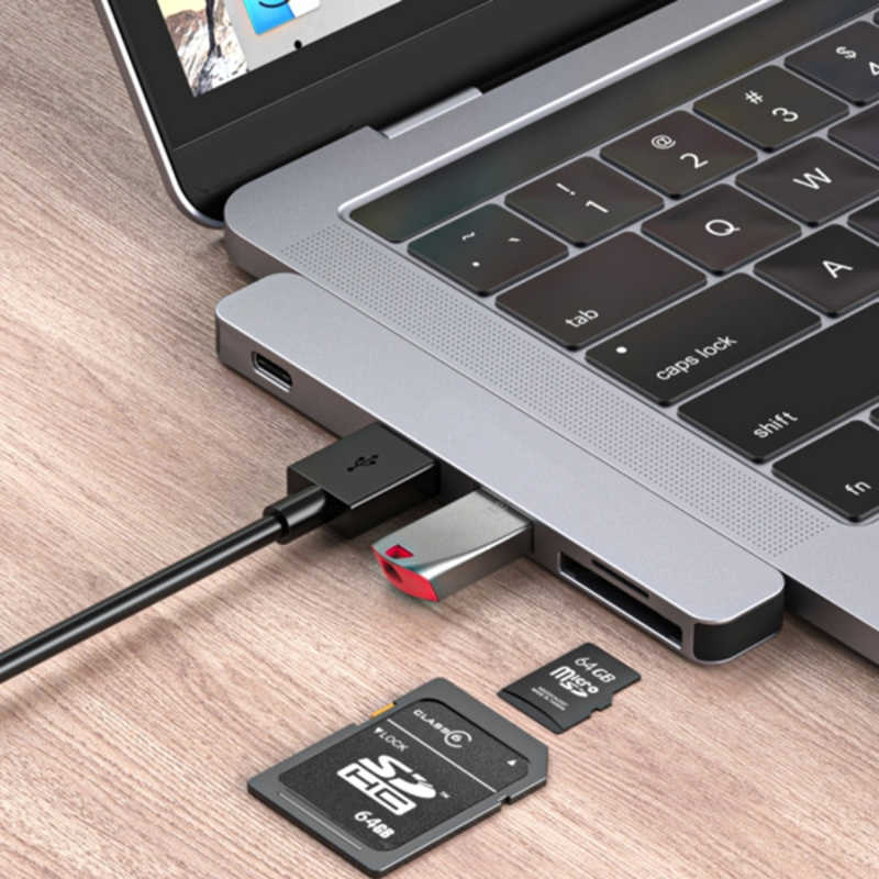 YOUZIPPER YOUZIPPER MacBook用 5in1 Type-C HUB YOUZIPPER [バスパワー /5ポート /USB 3.2 Gen2対応 /USB Power Delivery対応] HDX-C5M HDX-C5M