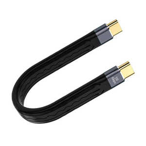 YOUZIPPER 10Gbps USB3.2 Gen2 Type-C-C ショート YOUZIPPER [Type-Cオス・オス /USB Power Delivery対応] GEN2-01C