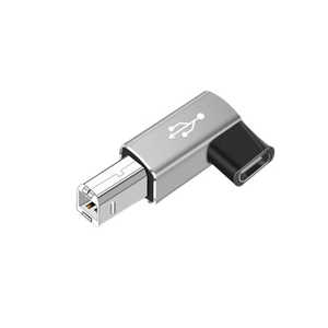 YOUZIPPER Type-C - USB-B L字変換アダプター YOUZIPPER HDX-C2BL