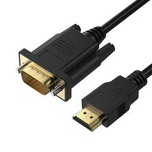 YOUZIPPER HDMI-VGA�ϊ��P�[�u�� / 1080P-60Hz�Ή� / ����1.8m / IC�t HDX-HVGA18