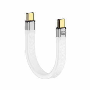 YOUZIPPER USB4 �V���[�gType-C�P�[�u�� 40Gbps PD240W 8K60P 10cm �mUSB-C �� USB-C / 8K�n USB4-240W-01W