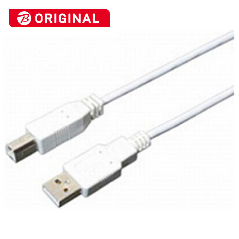 ナカバヤシ ナカバヤシ USB2.0ケーブル スリムタイプ  A ⇔ B  5m  USBB50SWH (白) USBB50SWH (白)