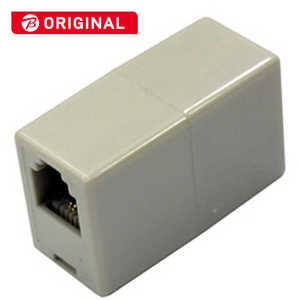 ナカバヤシ 中継アダプタ(6極4芯) TB40WH ナカバヤシ 中継アダプタ(6極4芯) TB40WH