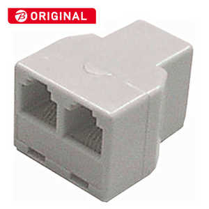 ナカバヤシ 分岐アダプタ(6極4芯) TB41WH