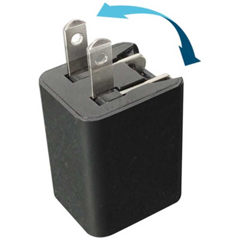 ミヨシ ミヨシ 旅行用USB-AC充電器 黒 2台同時充電可能 合計2.4A出力 全世界対応 MBP24UBK MBP24UBK