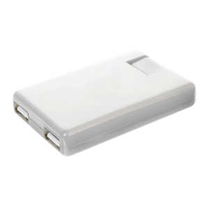 ミヨシ 薄型USB-ACアダプタ ホワイト 2.4A 2口タイプ MBPUS02WH