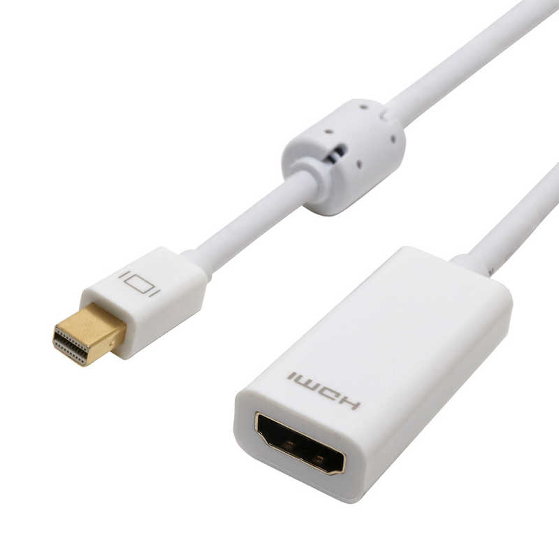 ナカバヤシ ナカバヤシ 変換アダプタ  Mini DisplayPort ⇔ HDMI  0.17m BMA-HDWH BMA-HDWH