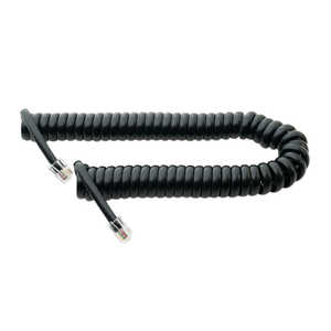 ナカバヤシ 受話器用カールコード 0.3m クロス結線 黒 DCJ403BK ナカバヤシ 受話器用カールコード 0.3m クロス結線 黒 DCJ403BK