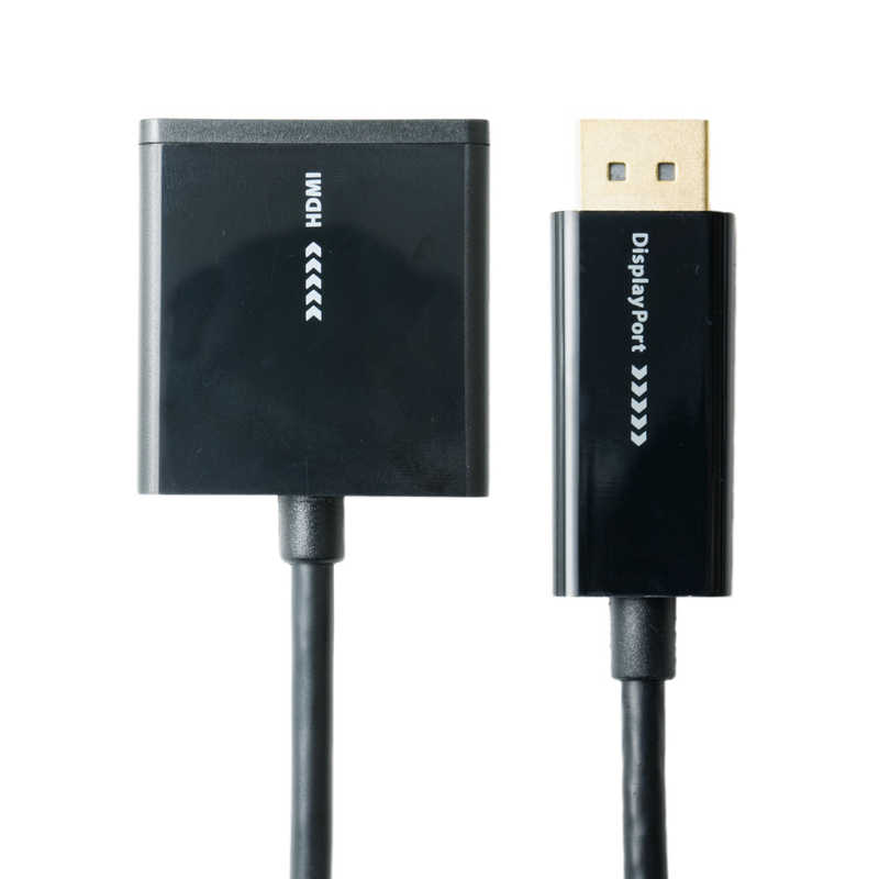ナカバヤシ ナカバヤシ DisplayPort to HDMI2.0変換アダプタ ブラック DP-HDA01/BK DP-HDA01/BK