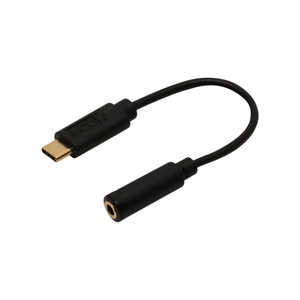 ナカバヤシ USB Type-C-イヤホン変換アダプタ DAC内蔵タイプ SAD-CE04/BK ナカバヤシ USB Type-C-イヤホン変換アダプタ DAC内蔵タイプ SAD-CE04/BK