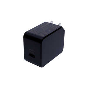 ミヨシ USB PD対応USB-ACアダプタ 20W(Type-C 1ポｰト)黒 IPA-C04/BK