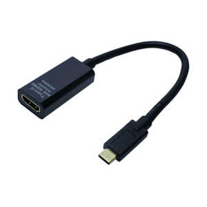 ミヨシ Type-C HDMI2.0変換アダプタ USA-CHD3/BK