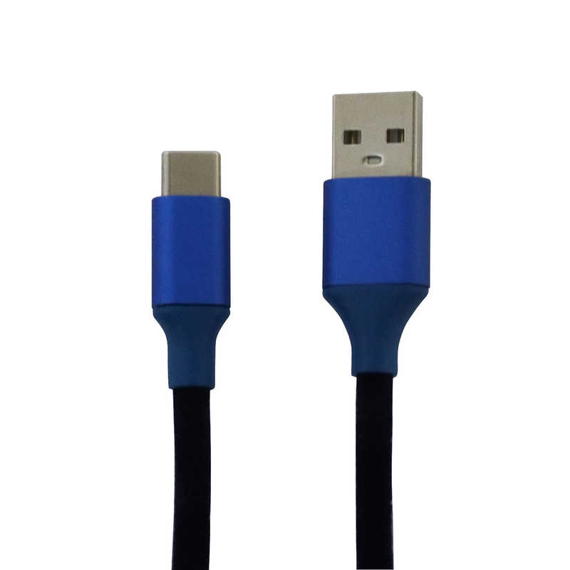 ミヨシ ミヨシ 手触りが心地よいケーブル C-A 1.2m ブルー USB-CGT2012/BL USB-CGT2012/BL