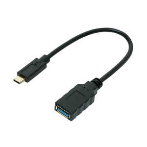 ナカバヤシ Type-Cホストアダプタ USB3.1Gen2対応 SAD-CH03/BK