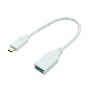 ナカバヤシ Type-Cホストアダプタ USB3.1Gen2対応 SAD-CH03/WH ナカバヤシ Type-Cホストアダプタ USB3.1Gen2対応 SAD-CH03/WH
