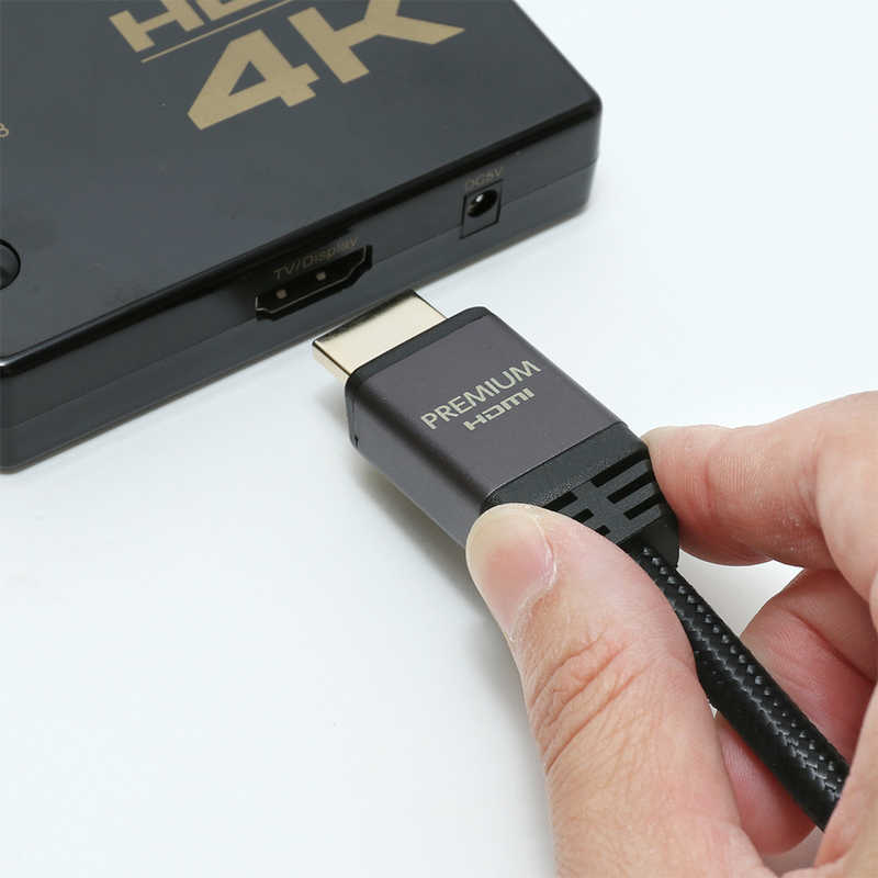 ナカバヤシ ナカバヤシ HDMIケーブル ブラック [1.2m /HDMI⇔HDMI /スタンダードタイプ /4K対応] HDC-PR12BK HDC-PR12BK