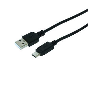 ナカバヤシ USB Type-Cケーブル 異常センサー搭載 0.5m 黒 SCC-SF05/BK