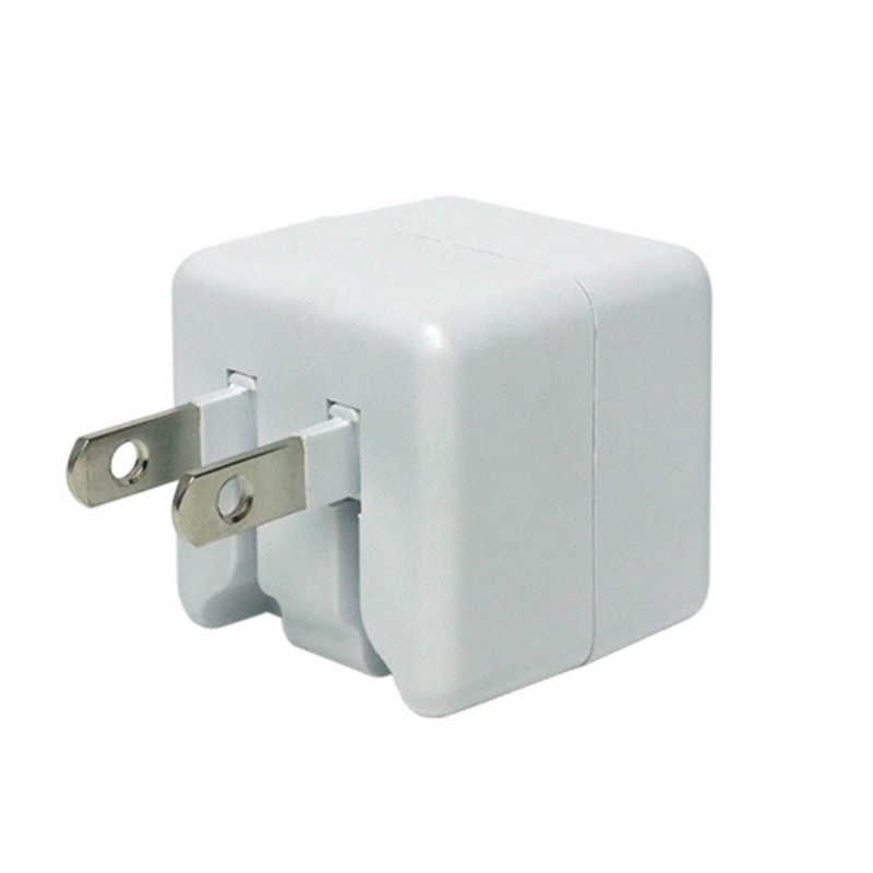 ミヨシ ミヨシ USB2ポート スマホ用USB充電コンセントアダプタ 2.4Aタイプ 自動出力制御機能付 IPA-US02/WH IPA-US02/WH