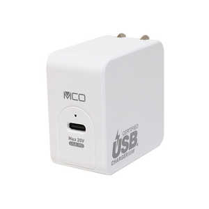 ミヨシ AC - USB充電器 ノートPC･タブレット対応 65W  1ポート USB-C  USB Power Delivery対応  IPA-C06G/WH