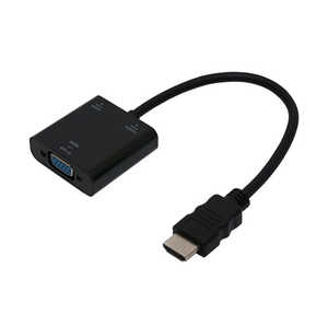 ナカバヤシ 変換アダプタ FullHD対応 HDMI D-sub HDA-DS01/BK ナカバヤシ 変換アダプタ FullHD対応 HDMI D-sub HDA-DS01/BK