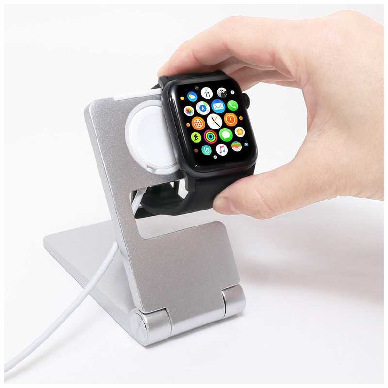 ミヨシ Apple Watch用 折りたたみアルミスタンド ブラック SST-15/BK の通販 | カテゴリ：インテリア・雑貨・寝具 | ミヨシ  家電通販のコジマネット - 全品代引き手数料無料