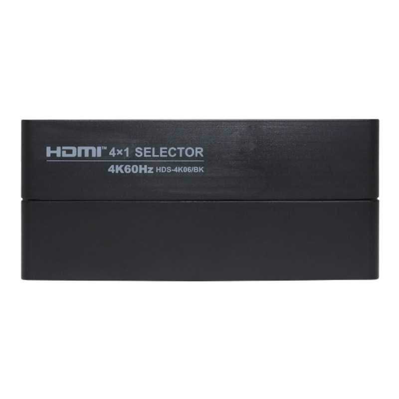 ナカバヤシ ナカバヤシ HDMIセレクター  ブラック [4入力 /1出力 /4K対応] HDS-4K06/BK HDS-4K06/BK