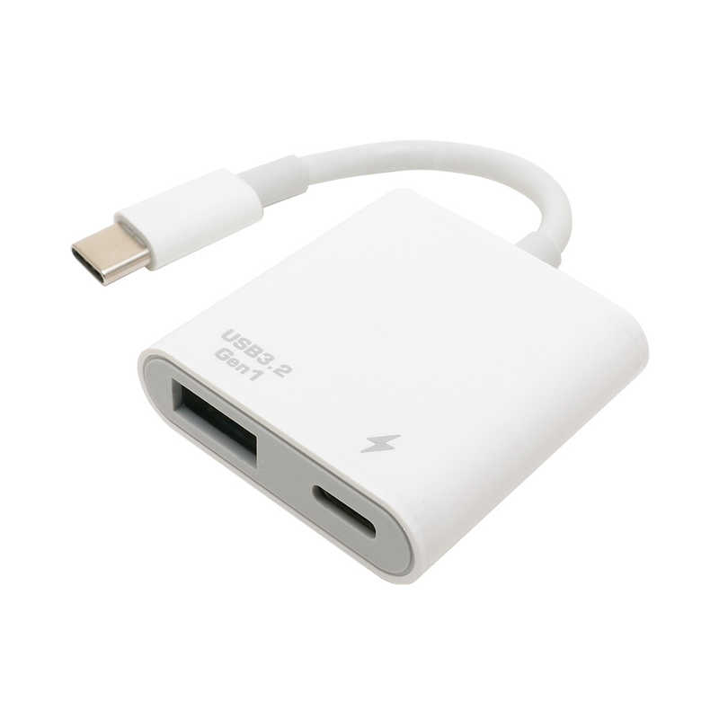 ミヨシ ミヨシ 充電ポート搭載 USB PD60W対応 USB変換ホストアダプタ ハブ ホワイト [USB-C オス→メス USB-A/USB 3.1 Gen1対応 /USB Power Delivery対応] SAD-CH05/WH SAD-CH05/WH