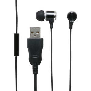 ナカバヤシ ヘッドセット [USB /両耳 /イヤホンタイプ] [USB /両耳 /イヤホンタイプ] UHP-06
