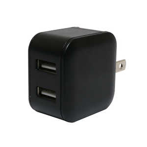 ʥХ䥷 ޥ֥ۡå USB-ACŴ 2.4A ֥å 2ݡ ưICܡ 2ݡȡ IPA-US03/BK