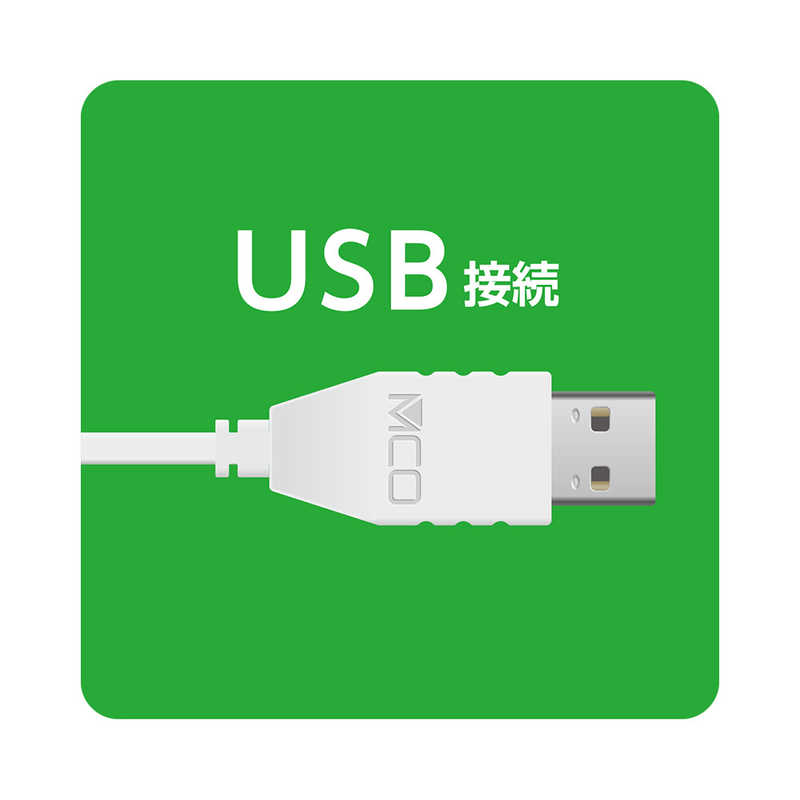 ナカバヤシ ナカバヤシ ヘッドセット ホワイト UHPK01/WH ［USB /片耳 /イヤホンタイプ］ UHP-K01/WH UHP-K01/WH