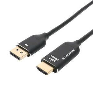 ナカバヤシ DisplayPort → HDMI変換ケーブル 2m 4K60Hz対応 DP-HDC4K20/BK