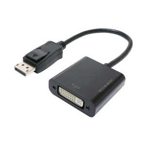ナカバヤシ DisplayPort → DVI-D変換アダプタ DP-DVA1/BK ナカバヤシ DisplayPort → DVI-D変換アダプタ DP-DVA1/BK